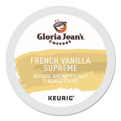 Gloria Jean's French Vanilla Supreme Coffee K-Cups, 24/Box (60051046)