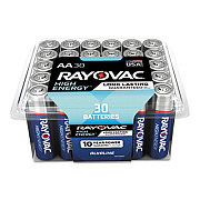 Rayovac Alkaline AA Batteries, 30/Pack (81530PPK)