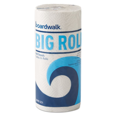 Boardwalk Kitchen Roll Towel Office Pack, 2-Ply,White, 9" x 11", 210/Roll,12/Ct (BWK6271)
