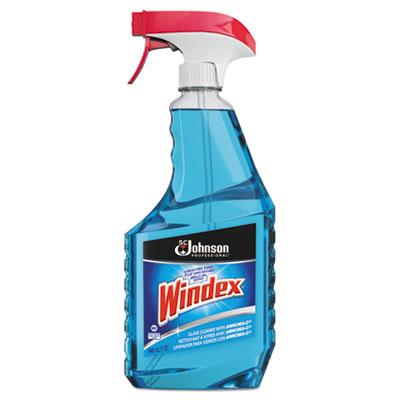Windex GLASS CLEANER WITH AMMONIA-D, 32OZ TRIGGER SPRAY BOTTLE,12/CARTON (695155CT)