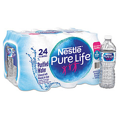 Nestl Pure Life Purified Water, 16.9 oz Bottle, 24/Carton (101264CT)