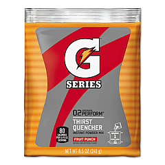 Gatorade Original Powdered Drink Mix, Fruit Punch, 8.5oz Packets, 40/Carton (03808)