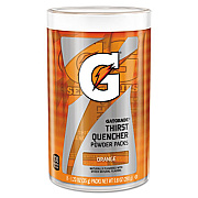 Gatorade THIRST QUENCHER POWDER DRINK MIX, ORANGE, 1.34OZ STICK, MAKES 20OZ DRINK, 64/CARTON (13165)