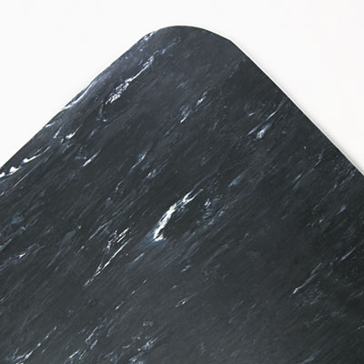 Crown Cushion-Step Surface Mat, Rectangular, Black Cushion Step Surface, 36" x 60" (CU3660SB)