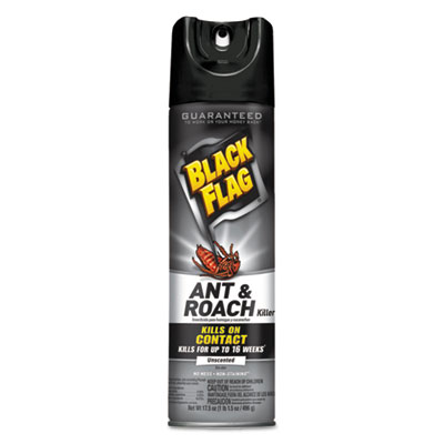 Diversey BLACK FLAG ANT AND ROACH KILLER SPRAY, 17.5 OZ AEROSOL, 12/CT (CB110315)