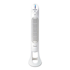 Honeywell QuietSet Whole Room Tower Fan, 5 Speeds, White (HYF260)