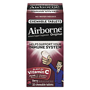 Airborne Immune Support Chewable Tablets, 32 Tablets per box (97970)