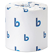 Boardwalk Office Packs Standard Bathroom Tissue, Septic Safe, 2-Ply, White, 350 Sheets/Roll, 48 Rolls/Carton (BWK6148)