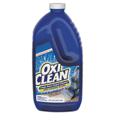OxiClean Large Area Carpet Machine Cleaner, Liquid, 64 oz, 4 per carton (5703700079)