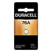 Duracell Specialty Alkaline Battery, 76/675, 1.5 V (PX76A675PK09)