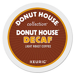 Donut House 7534CT Decaf Coffee K-Cups