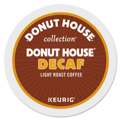 Donut House 7534CT Decaf Coffee K-Cups