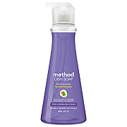 Method Dish Soap Pump, French Lavender Scent, 18 oz Pump Bottle, 6/Carton (01757CT)