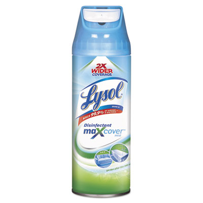 LYSOL Brand MAX COVER DISINFECTANT MIST, GARDEN AFTER RAIN, 12.5 OZ AEROSOL, 6/CARTON (95590)