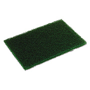 Continental Heavy-Duty Scouring Pad, 6 x 9, Dark Green, 10/Pack, 6 Packs/Carton (HD6900)