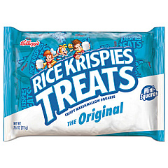 Kellogg's Rice Krispies Treats, Original Marshmallow, 0.78 oz Pack, 60/Carton (17120)