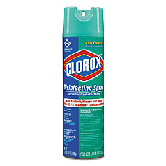 Clorox Disinfecting Spray, Fresh, 19 oz Aerosol Spray (38504)
