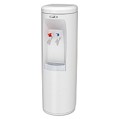 Oasis ATLANTIS FLOORSTAND HOT N COLD WATER COOLER, 177 OZ/COLD WATER PER HOUR; 270 OZ/HOT WATER PER HOUR, WHITE (504008C)