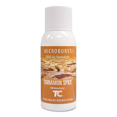 Rubbermaid Commercial TC MICROBURST 3000 AIR FRESHENER REFILL, CINNAMON SPICE, 2 OZ, 12/CARTON (401689)