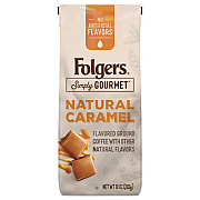 Folgers Simply Gourmet Coffee, Natural Caramel, 10 Oz (0000126)