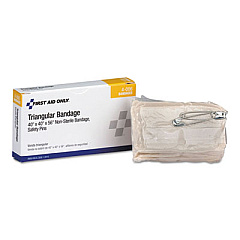 First Aid Only 24 Unit ANSI Class A+ Refill, 40" x 40" x 56" Muslin Triangular Bandage (4006)