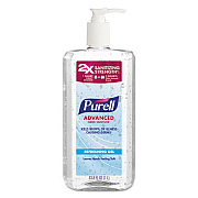 PURELL ADVANCED REFRESHING GEL HAND SANITIZER, CLEAN SCENT, 1 L PUMP BOTTLE (308004CMREA)