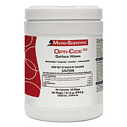 Opti-Cide3 Disinfectant Surface Wipes, Alcohol, 10" X 6", Blue, 100/tub, 600/carton (OCW06100CT)