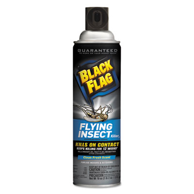 Diversey Black Flag Flying Insect Killer 3, 18 Oz Aerosol, Fresh (CB110766EA)