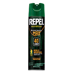 Diversey Repel Insect Repellent Sportsmen Max Formula, 6.5 Oz Aerosol, Unscented, 12/ct (CB003384)