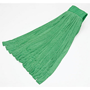 AbilityOne 7920016601490, SKILCRAFT, Microfiber Tube Mop Heads, Green, 7.5" Headband