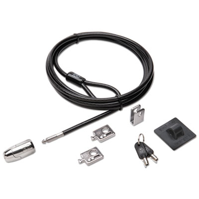 Kensington Desktop and Peripherals Locking Kit 2.0, 8ft Carbon Steel Cable (64424)