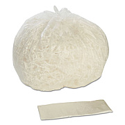 AbilityOne SKILCRAFT High Density (HDPE) Coreless Roll Can Liners--Natural, 10 gal, 8 microns, 24" x 24", Natural, 1,000/Box (5171370)