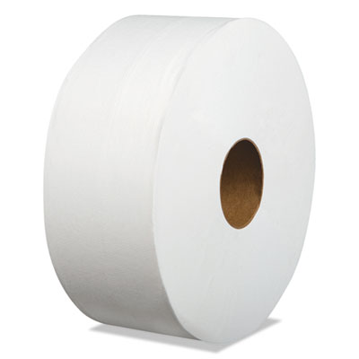 Boardwalk Laminated Jumbo Roll Toilet Tissue, Septic Safe, 2-Ply, White, 3.2" x 700 ft, 12/Carton (BWK410979)