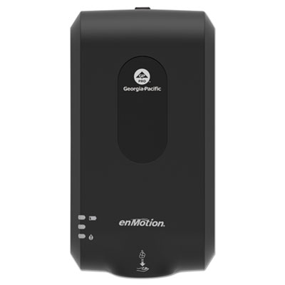 Georgia Pacific Professional GP enMotion Automated Touchless Soap/Sanitizer Dispenser, 1,200 mL, 4.6 x 7.13 x 14.06, Black (52057)
