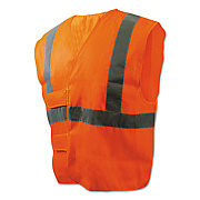 Boardwalk Class 2 Safety Vests, Orange/Silver, Standard (BWK00035)
