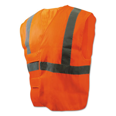 Boardwalk Class 2 Safety Vests, Orange/Silver, Standard (BWK00035)