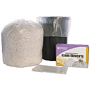 AbilityOne 8105015171347, SKILCRAFT High Density Trash Can Liner, 60 gal, 14 microns, 38" x 60", Natural, 200/Box