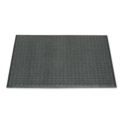 AbilityOne 7220015826224, SKILCRAFT 3-Mat Entry System Scraper/Wiper Mat, 36 x 60, Gray