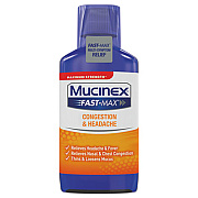 Mucinex Maximum Strength Fast Max Cold and Sinus, 6 oz Bottle, (01665)