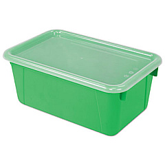 Storex CUBBY BINS, 12.25" X 7.75" X 5.13", GREEN, 6/PACK (62409U06C)