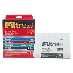 Disposable Dust Bags w/Filter for Sanitaire Commercial Upright Vacuum, 6/Carton (67715C6)