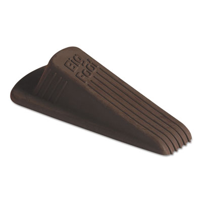 Master Caster Big Foot Doorstop, No-Slip Rubber, 2.25w x 4.75d x 1.25h, Brown, 12/Pack (00985)