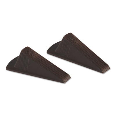 Master Caster Giant Foot Doorstop, TPR, 3.5w x 6.75d x 2h, Brown, 12/Pack (00987)