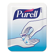 PURELL Advanced Hand Sanitizer Single-Use, Gel, 1.2 mL Packet, Fragrance-Free, 2,000/Carton (96202M)