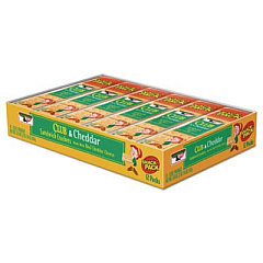 Keebler Sandwich Cracker, Club and Cheddar, 8 Cracker Snack Pack, 12/Box (21163)