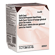 Diversey Soft Care General Purpose Hand Soap, Floral, 1.06 qt, 12/Carton (05531)