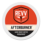 revv AFTERBURNER K-Cup, Dark Roast, K-Cup, 24/Box (6727)
