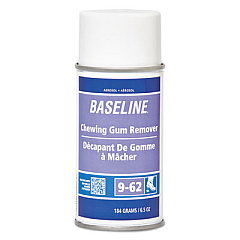 Baseline Chewing Gum Remover, Peach Scent, 6.5 oz Spray Can, 12/Carton (12017)