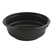 Anchor Packaging MicroRaves Incredi-Bowl Base, 12 oz, 5.75" Diameter x 2.02"h, Black, 250/Carton (4605816)