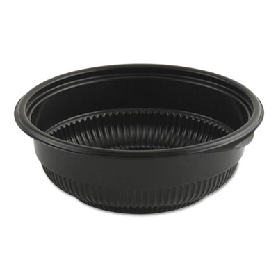 Anchor Packaging MicroRaves Incredi-Bowl Base, 12 oz, 5.75" Diameter x 2.02"h, Black, 250/Carton (4605816)